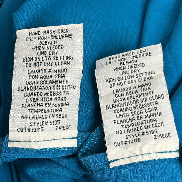 NWT Maya Brooke Teal Tiered Sequin 2 Piece Jacket Dress Set Womens Plus Size 18W - Picture 12 of 12